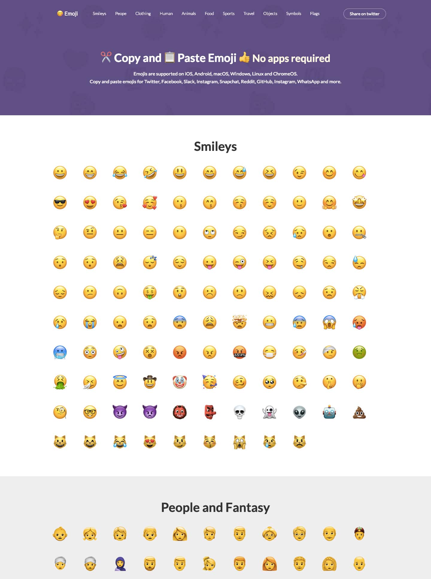 Emojis copy paste 😍 Emoji